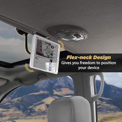 Scosche MAGTHD2 MagicMount XL Magnetic Phone Holder Suction Cup Phone Mount for Car Dash, Window or Flat Surface, Adjustable, Stick Grip Base with Magnet, Black