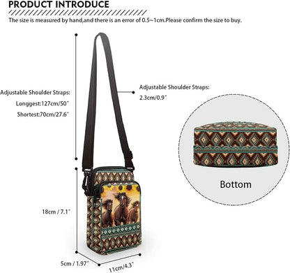 DISNIMO Small Crossbody Bags for Women Trendy Cross Body Cell Phone Shoulder Bags Purses with Adjustable Strap