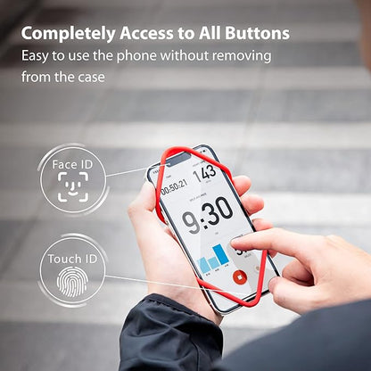 BONE Run Tie Handheld 2, Running Phone Holder, 2-in-1 Handheld/Wristband Design, Adjustable & Skin-Friendly Silicone Strap for Workout, Universal Sport Phone Carrier for Most Smartphone (Black)