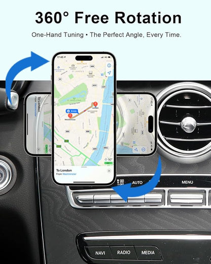 Car Phone Holder for Magsafe N52 Super Magnets Air Vent Phone Car Mount for iPhone 17 Pro Max 16 15 14 13 12 Air Plus