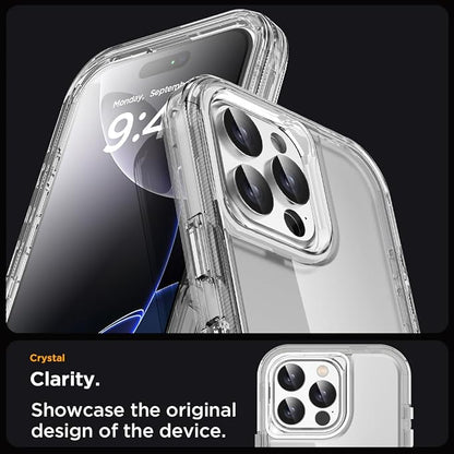AICase for iPhone 16 Pro Case Clear 3 in 1 Heavy Duty Drop Protection Full Body Rugged Shockproof/Dust Proof 3-Layer Military Protective Tough Durable Cover for iPhone 16 Pro 6.3"_5