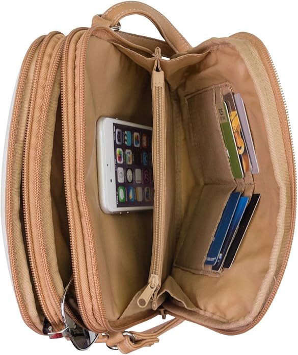 Multisac Women's MultiSac North South Mini Zip Around Crossbody