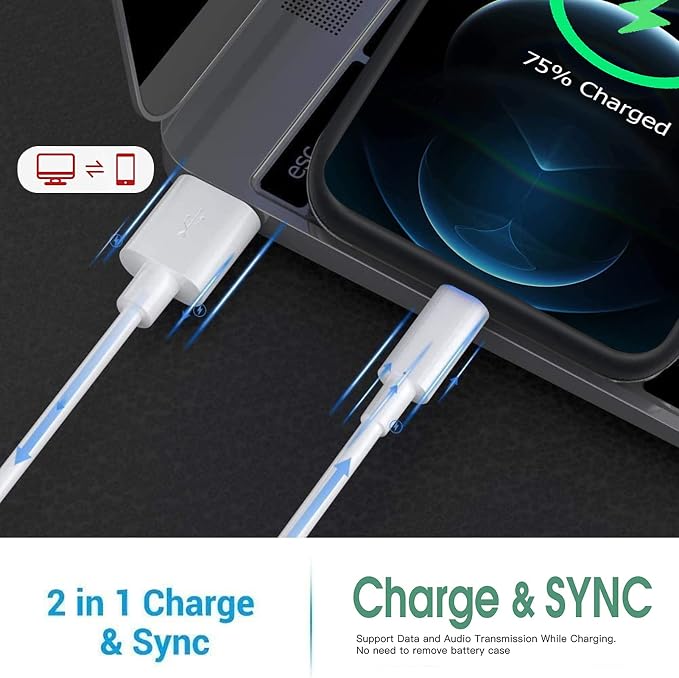 Battery Case for iPhone 12 Pro Max,Upgraded 10800mAh High Capacity Rechargeable Portable Protective Extended Charger Case Wireless Charging Compatible with iPhone 12 Pro Max(6.7 inch) - Black