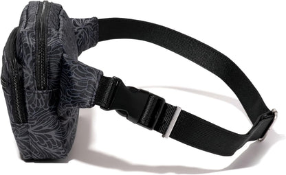Baggallini Securtex Anti-theft Belt Bag 8.8"x5.5" Crossbody Fanny Pack for Women RFID Wallet Locking Zipper Travel Purse