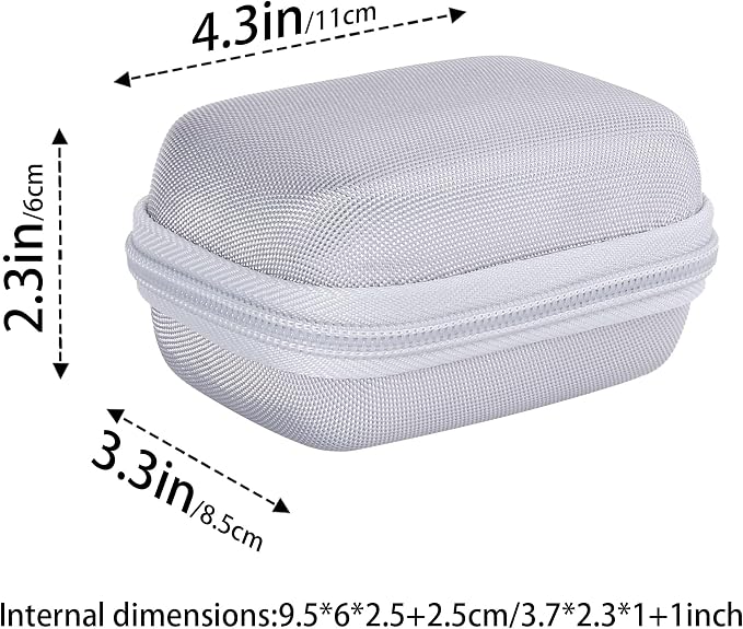 khanka Hard Case for Anker Nano 10000mAh 45W/A1665/A1664 Power Bank,White | EVA Hard Shell, Easy Carry Handle, Secure Custom Fit for Anker Nano Power Bank, 10,000mAh Portable Charger, Case Only