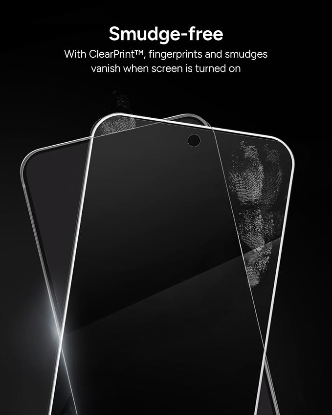 ZAGG Glass Elite Samsung Galaxy S25+/ S24+ Screen Protector – Ultra-Strong Tempered Glass, Scratch-Resistant, EZ Apply Installation, InvisibleShield, Made with Recycled Materials