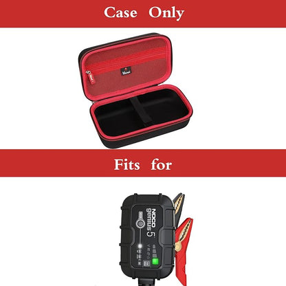 Mchoi EVA Protection Case for NOCO GENIUS5 Smart Battery Charger, Case Only, Black