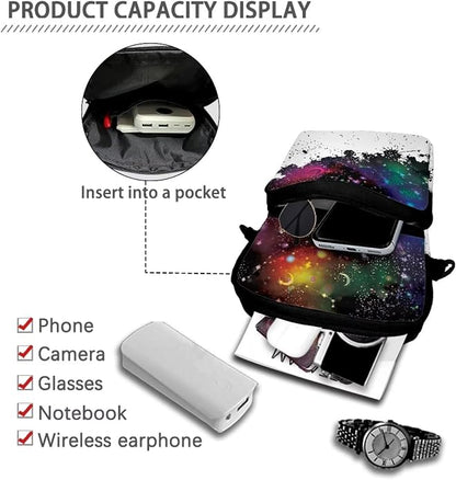 Men's Crossbody Bag, Small Cell Phone Wallet, Women's Shoulder Handbag, Travel Gym Bag