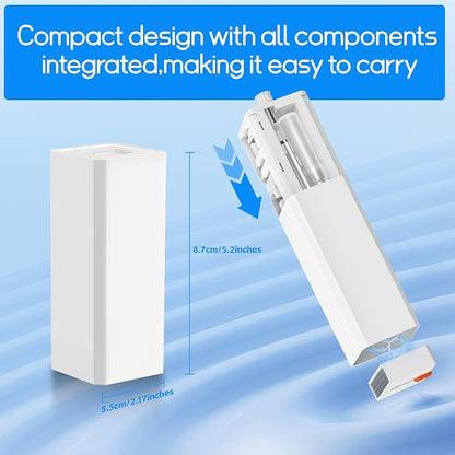 Keyboard Cleaning Kit Laptop Cleaner, All-in-1 Multi-Function Electronic Cleaner Kit, Screen Spray Cleaning Brush Tool PC Accessories for iPhone iPad MacBook Earbud Camera Monitor Computer (White)
