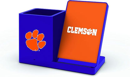 SOAR NCAA Unisex Cell Phone Wireless Charging Stand and Desktop Organizer