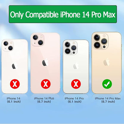 Battery Case for iPhone 14 Pro Max,Upgraded 12000mAh Rechargeable Portable Charging Case with Wireless Charging Compatible for iPhone 14 Pro Max (6.7inch) with Carplay Battery Pack Charger Case -Black
