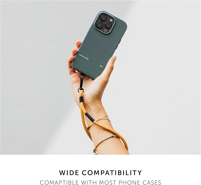 Native Union Sling – Adjustable & Detachable Phone Strap – Compatible with iPhone 16, 15, 14, 13 and most Smartphones – Made with 100% Durable & Recycled Materials (Black)