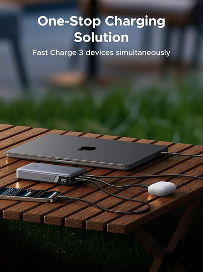 UGREEN 20000mAh 100W Power Bank, Nexode Portable Charger USB C 3-Port PD Fast Charging Battery Pack Digital Display for iPhone 17/16, MacBook, iPad, Galaxy S26 Ultra, Steam Deck, Dell XPS and More