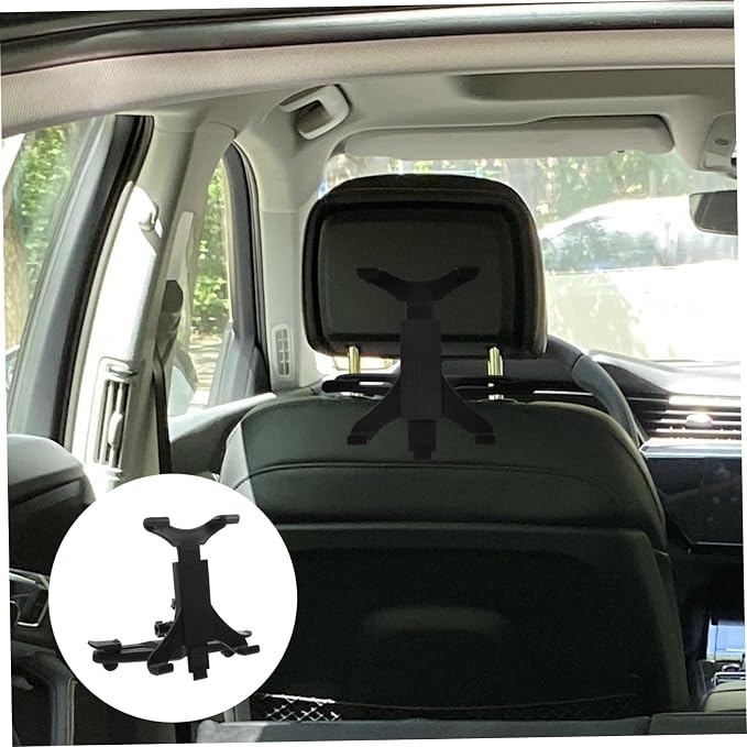 jojofuny Universal Car Holder 7-10.5 Inch Tablet Mount Headrest Tablet Stand Car Phone Bracket for Long Trips