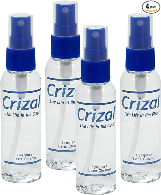 Eyeglass Lens Cleaning Solution – 4 Pack – Safe for AR-Coated Lenses – Designed & Tested by The AR Coating Experts