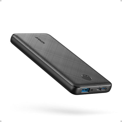 Anker Power Bank(PowerCore 10K), Compact Travel-Ready 10,000mAh Battery Pack with PowerIQ Charging Technology, 5V/3A High-Speed Charging for iPhone, iPad,and More (2, Black)