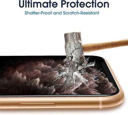 amFilm OneTouch Glass Screen Protector for iPhone 11 Pro (5.8") with Easy Installation Kit, Tempered Glass, 2 Pack