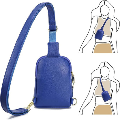 INICAT Small Sling Bag for Women Everyday & Travel Crossbody Bags Lightweight Cross Body Purses Vegan Leather