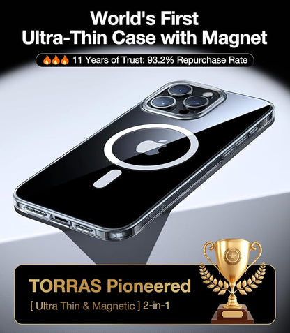 TORRAS Ostand 10,000mAh QI2 Magnetic Battery Pack with Stand & Magnetic Case — Buy Together to Save 15%