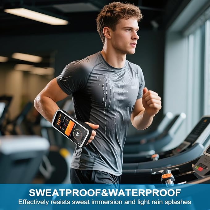Phone Holder for Running, Wristbands Frearm Band Up to 6.9″, Cell Phone Armband for iPhone 16 15 14 13 12 11 Pro Max XS XR X Plus Galaxy Pixel, Workout Running Gear Essentials Fitness