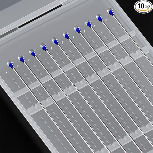 ESD Safe Cleaning Swab for Camera Sensors, PCB & Semiconductors - No Residue, Anti-Static, Scratch-Free, Quick & Easy to Use for Sensitive Electronics. (Blue-10Packs, Electrostatic adsorption)