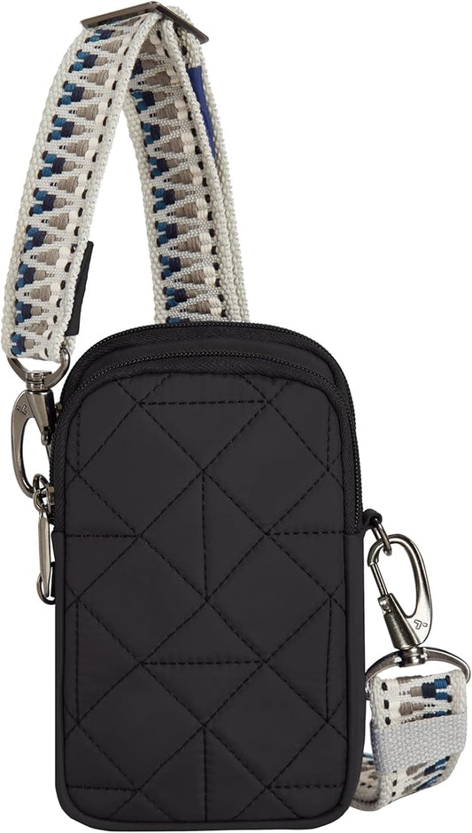 Travelon Anti-Theft Boho 2 Compartment Phone Crossbody