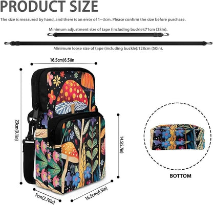 Men's Crossbody Bag, Small Cell Phone Wallet, Women's Shoulder Handbag, Travel Gym Bag