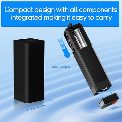 Keyboard Cleaning Kit Laptop Cleaner, All-in-1 Multi-Function Electronic Cleaner Kit, Screen Spray Cleaning Brush Tool PC Accessories for iPhone iPad MacBook Earbud Camera Monitor Computer (Black)