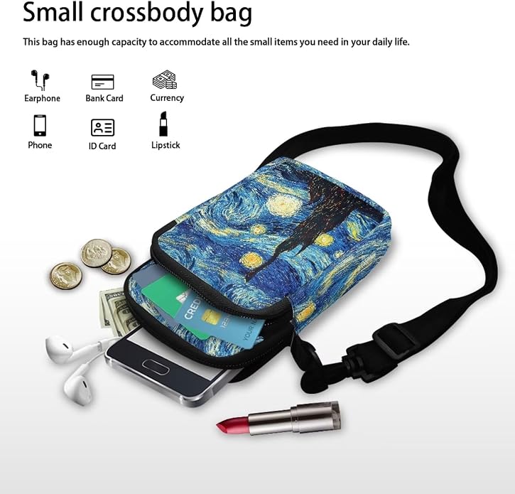 DISNIMO Small Crossbody Bags for Women Trendy Cross Body Cell Phone Shoulder Bags Purses with Adjustable Strap