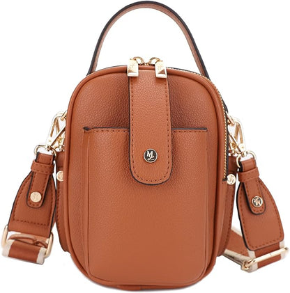 Mali+Lili Gail Vegan Leather Multi Compartment Crossbody Bag