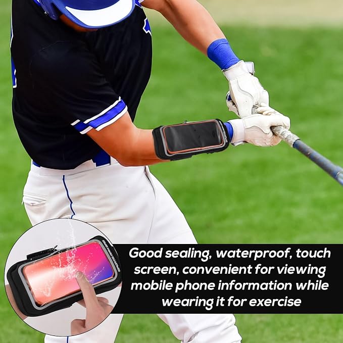 Wristband Phone Holder for Running, Black Handheld Grip Phone Holder Running Armband Wristband Frearm Band for iPhone Pro Max Plus (16/15/14/13/12/11/X/XR) Galaxy S24/S10