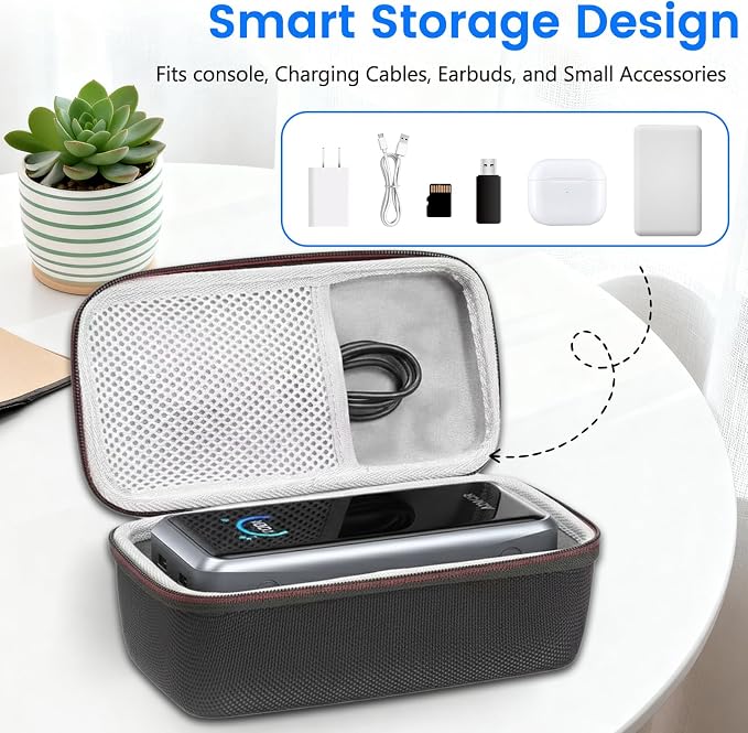 For Anker Prime 26,250mAh Power Bank Case – Waterproof Shockproof Hard Travel Carrying Case with Soft Velvet Lining,Scratch-Resistant & Dirt-Proof Protective Storage for Anker Prime Portable Charger
