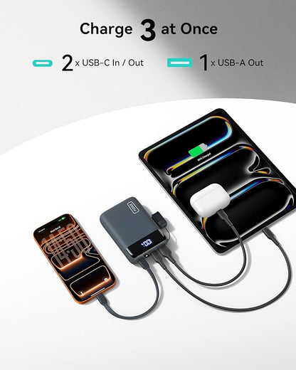 INIU Portable Charger, 20000mAh Small Power Bank, 22.5W Fast Charging Travel Flight Car Family Essentials, for Students Women Men Girls Boys Outdoor