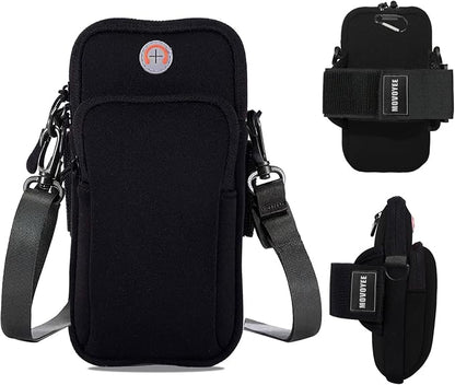 Phone Holder for Running Armband,Cell Phone Purse Small Crossbody Bags for Women Men Kids Pouch,iPhone 11 12 13 14 15 16e 16 17 Pro Max Xs X Xr Plus Mini Galaxy Ultra S26 S25+ Note Arm Bands