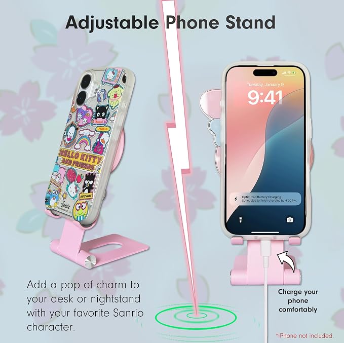 Sonix x Sanrio Character Phone Stand | Adjustable Cell Phone Holder, Desk Stand, Dock | My Melody