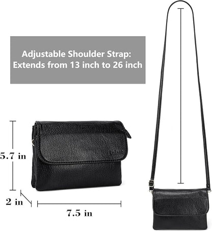 MINICAT RFID Blocking Small Crossbody Bags for Women Vegan Leather Mini Travel Purses Cell Phone Purse Cross Body Bag