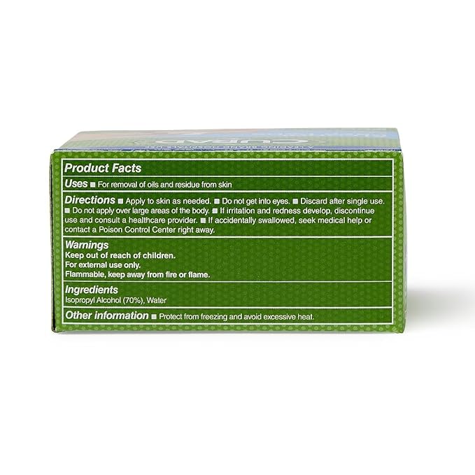Curad Alcohol Disinfectant Prep Pads, 2-ply, Medium Size, 200 Count (Pack of 2)
