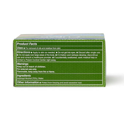 Curad Alcohol Disinfectant Prep Pads, 2-ply, Medium Size, 200 Count (Pack of 2)