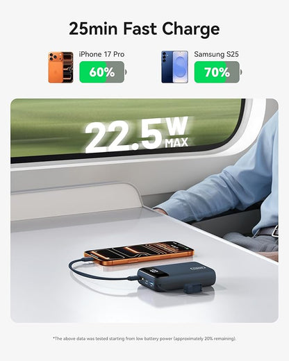 INIU Portable Charger, 20000mAh Small Power Bank, 22.5W Fast Charging Travel Flight Car Family Essentials, for Students Women Men Girls Boys Outdoor