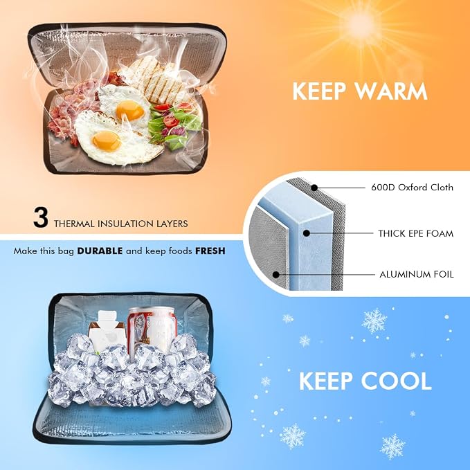 Bike Handlebar Bag - Front Basket with Bike Phone Mount, Bicycle Cooler Pouch Pack for Kids Girls Boys Men Women