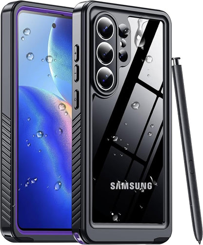 MOZOTER Designed for Samsung Galaxy S26 Ultra Case Waterproof, Military Shockproof Full Body Cover with Built-in Screen & Lens Protector, IP68 Underwater Protection for S26 Ultra 6.9" Purple