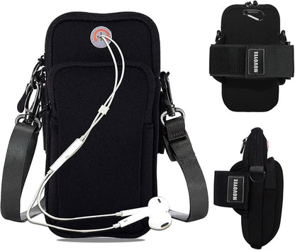 Phone Holder for Running Armband,Cell Phone Purse Small Crossbody Bags for Women Men Kids,iPhone 17 16 16e 15 14 13 12 11 Pro Max Xs Xr X 8 Plus Mini Galaxy Ultra S26 S25 Note Pouch Arm Bands