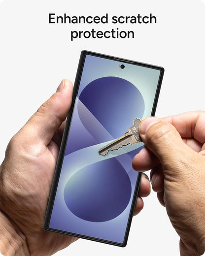 ZAGG Glass Elite Samsung Galaxy Z Fold8 Ultra Screen Protector | Front Screen, 5x Stronger Tempered Glass, Fingerprint Scanner Compatible, 30% Recycled Glass, InvisibleShield, Easy Install