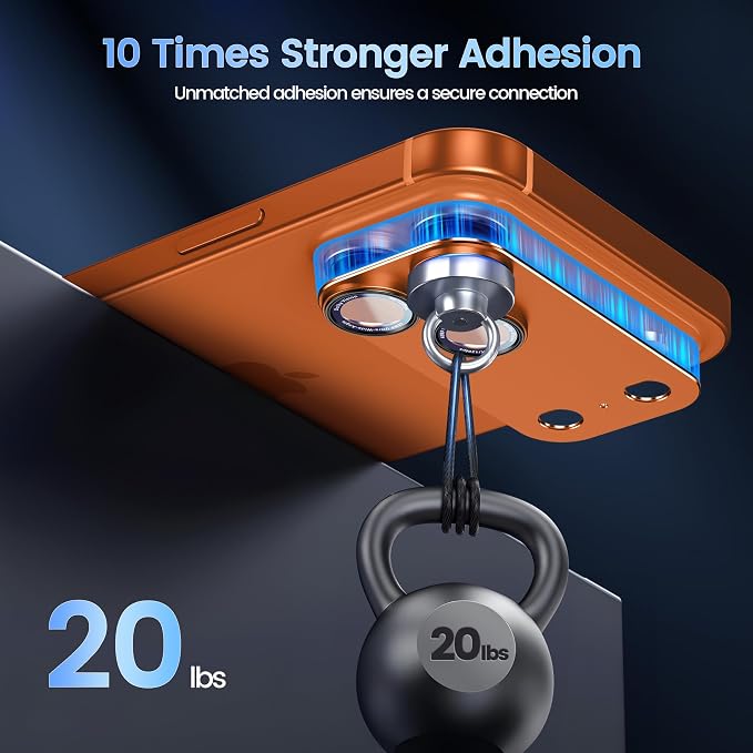 CACOE Camera Lens Protector for iPhone 17 Pro - Metal Frame Tempered Glass Cover, [Anti-Scratch] [Drop-Proof][Strong-Adhesion] Camera Screen Cover(Orange)