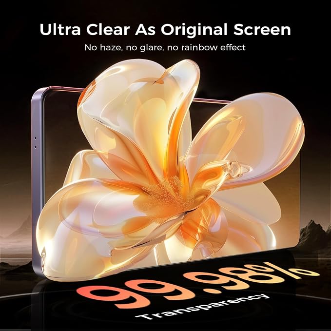 NeverBreak 9H+ Hardness for Samsung Galaxy S26 Ultra Screen Protector 12FT Military Grade Protection (Scratch, Shatter, Drop Resistance) Tempered Glass Full Edge Coverage Case Friendly 2 Pack