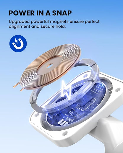 Magnetic Wireless Charger for Apple Devices: CIYOYO 3 in 1 Charging Station for iPhone 16/15/14/13 Pro Max Fast Charger Stand 15W for iWatch 10/9/8/7/Ultra 2/SE AirPods Pro/4/3/2
