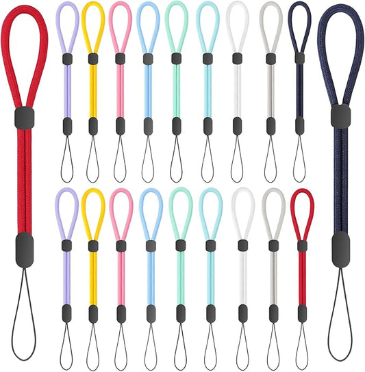 FrgKbTm Hand Wrist Strap Lanyard, Adjustable Nylon Colorful for Mobile Phone, Camara, USB Flash Drive, ID Name Tag Badge