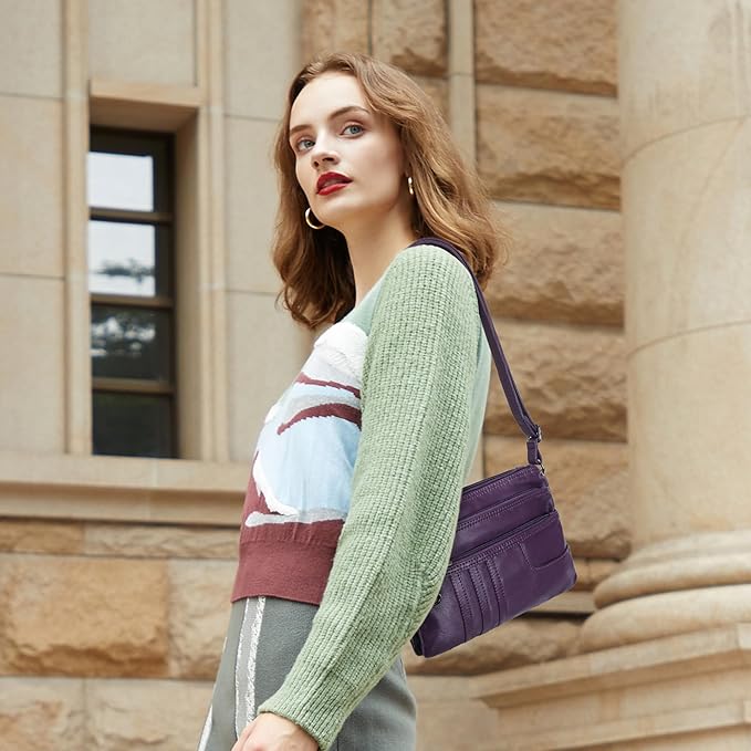 MINICAT Multiple Pockets Small Crossbody Purse Cell Phone Purse Shoulder Bags for Women Cross Body Bag for Woman