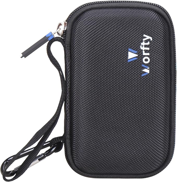 Case for TORRAS MiniMag/MiniMag Pro Power Bank 5,000mAh/10,000mAh Wireless Portable Charger - Hard Protective Travel Carrying Storage Bag (Black)