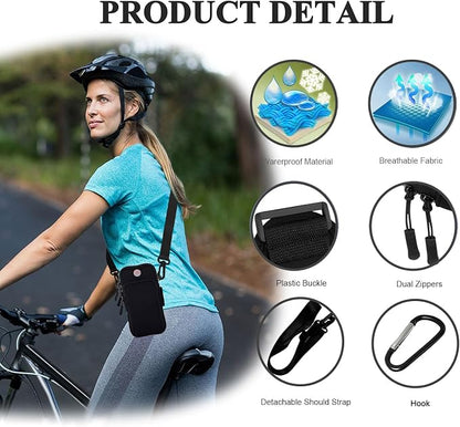 Phone Holder for Running Armband,Cell Phone Purse Small Crossbody Bags for Women Men Kids,iPhone 17 16 16e 15 14 13 12 11 Pro Max Xs Xr X 8 Plus Mini Galaxy Ultra S26 S25 Note Pouch Arm Bands